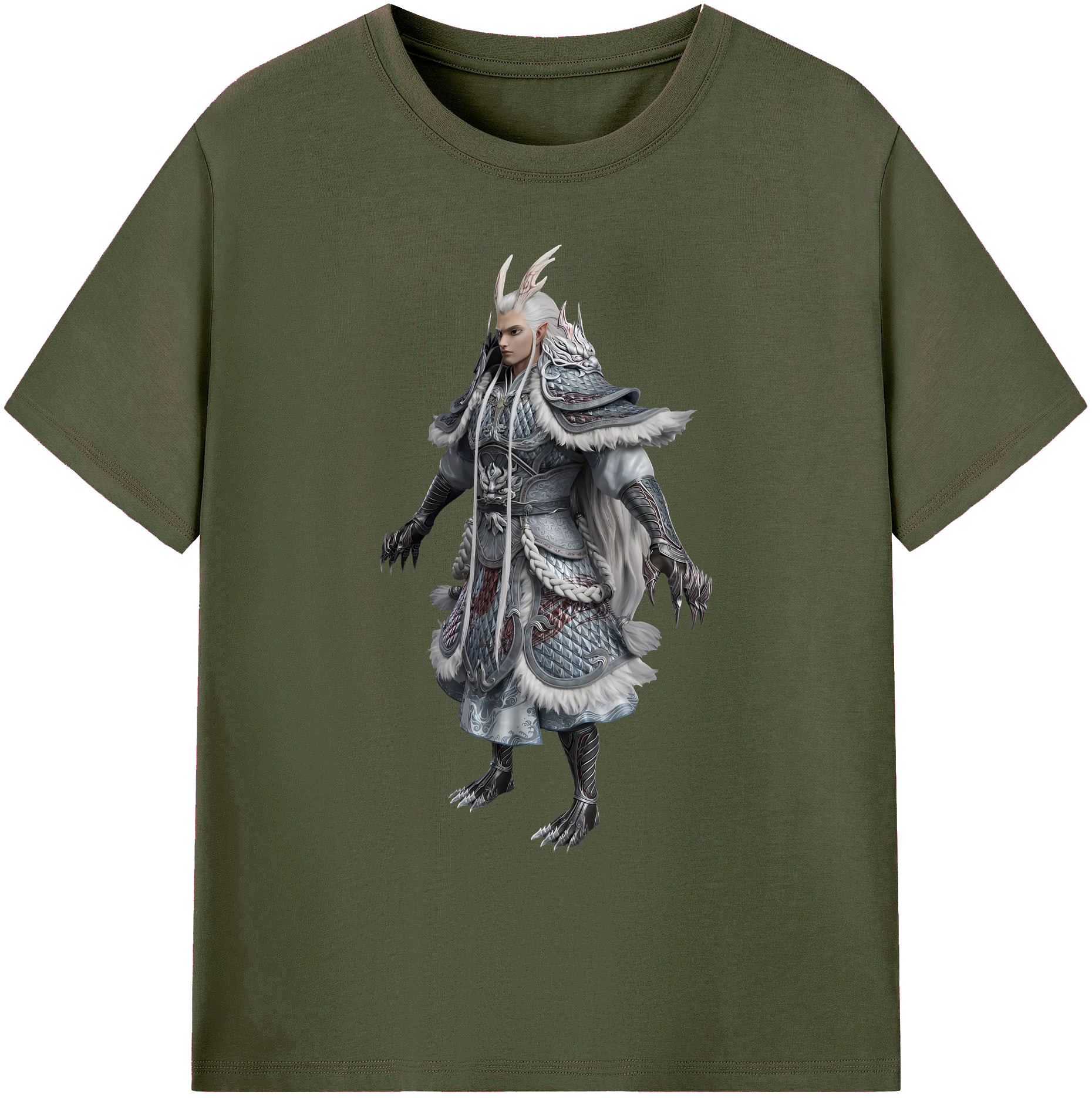 （画像用） Ne Zha 2 ナタ 魔童の大暴れ 綿100％ メンズ半袖Tシャツ｜肌触りやわらか＆通気性